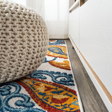 Julien Paisley High-low Indoor/outdoor Area Rug